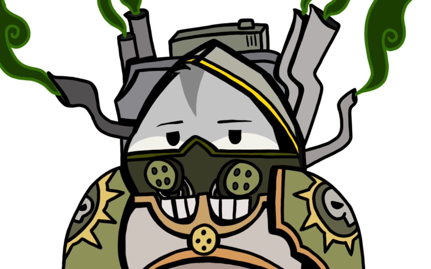 【战锤40k】纳垢慈父的大便超人 【小约翰可汗 莫塔里安】