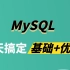 MySQL教程从入门到优化，从删库到跑路，只要3天！