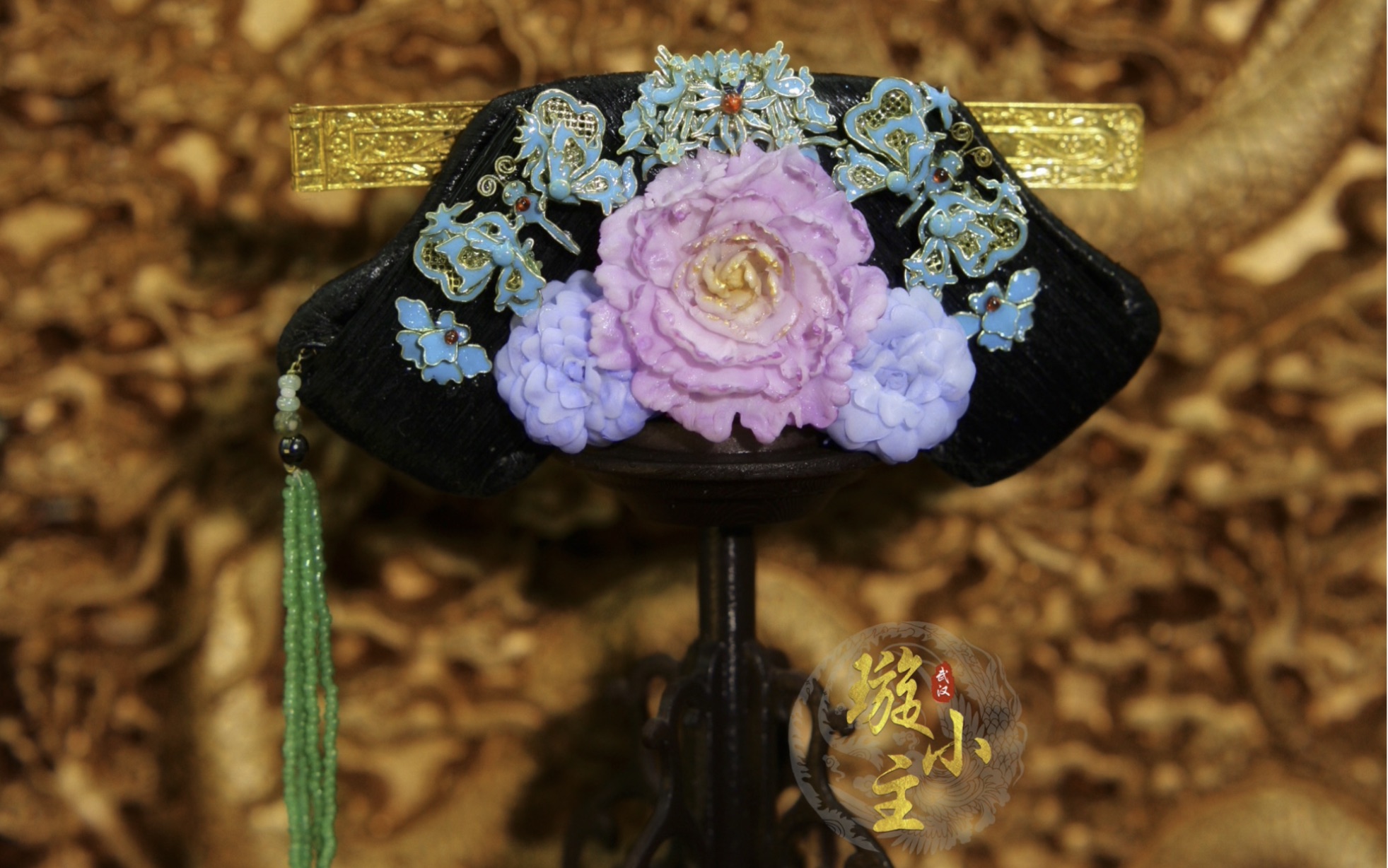 cos步步惊心若兰头饰兵人头雕非娃娃