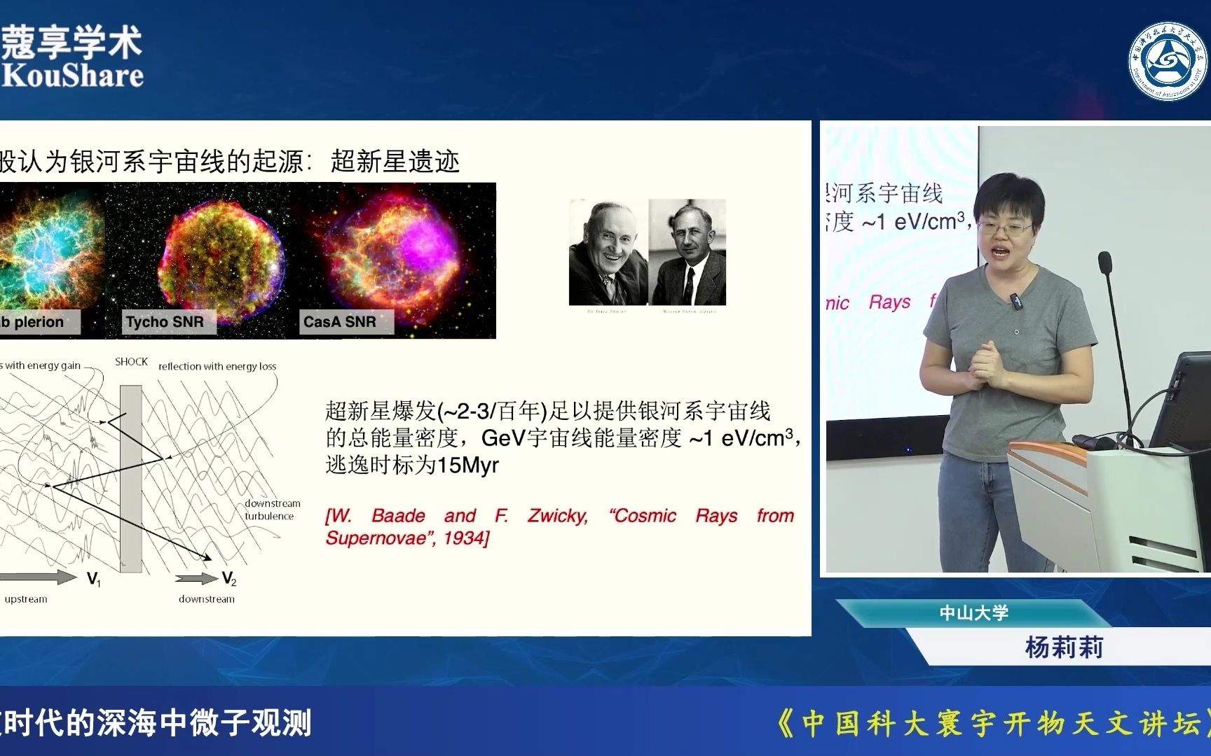 【中国科大寰宇开物天文讲坛】多信使时代的深海中微子观测(中山大学 杨莉莉)哔哩哔哩bilibili