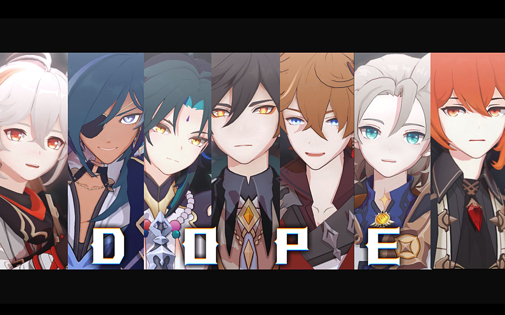 【原神mmd】提瓦特男团-dope_哔哩哔哩_bilibili