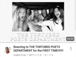 Download Video: 中字【Reaction Taylor Swift】泰勒斯威夫特《The Tortured Poets Department》TTPD苦魂诗人阁反应53