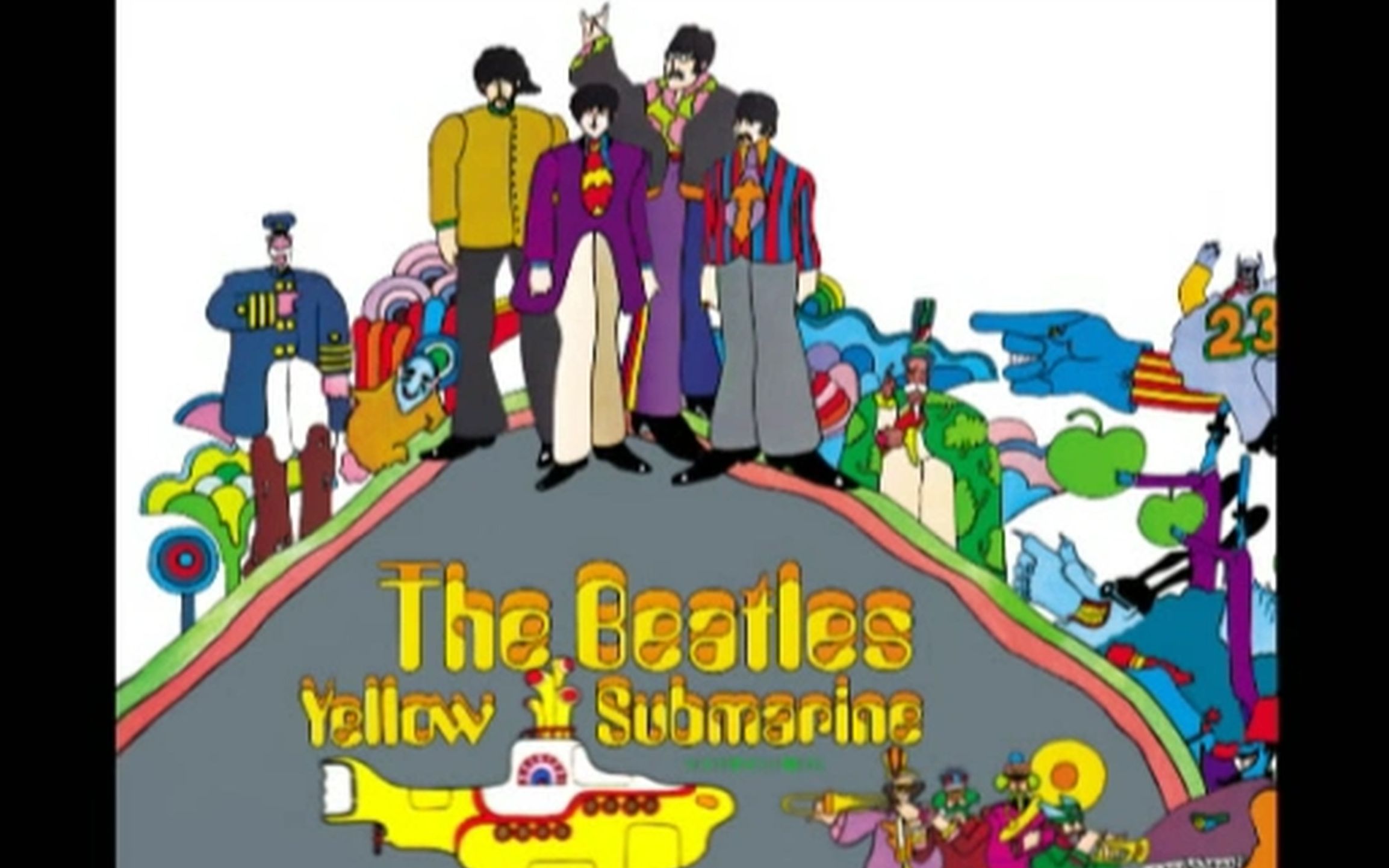 [图]The Beatles Yellow Submarine 音乐动画纪录片（中英双语字幕）1968年