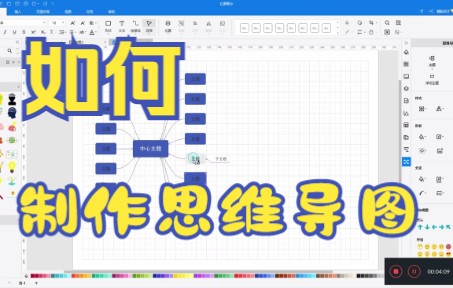 【亿图图示技巧】今天教你如何用亿图图示软件制作思维导图并填充颜色哔哩哔哩bilibili