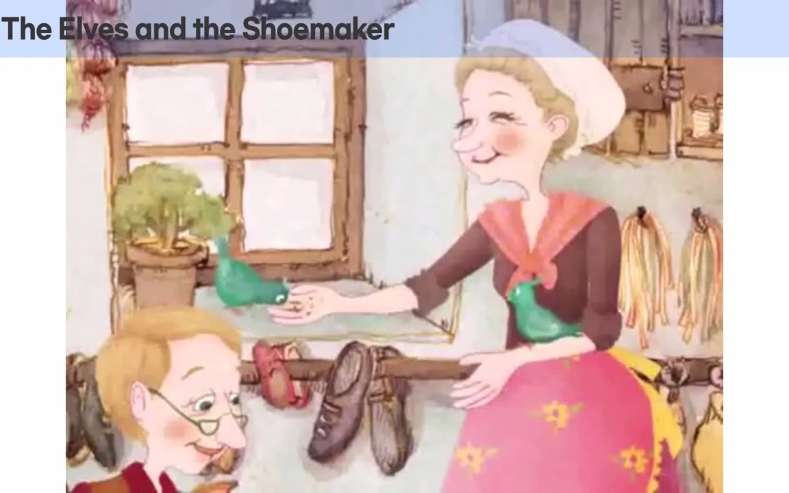 [图]16- The Elves and the Shoemaker -Grade school- Kids Story