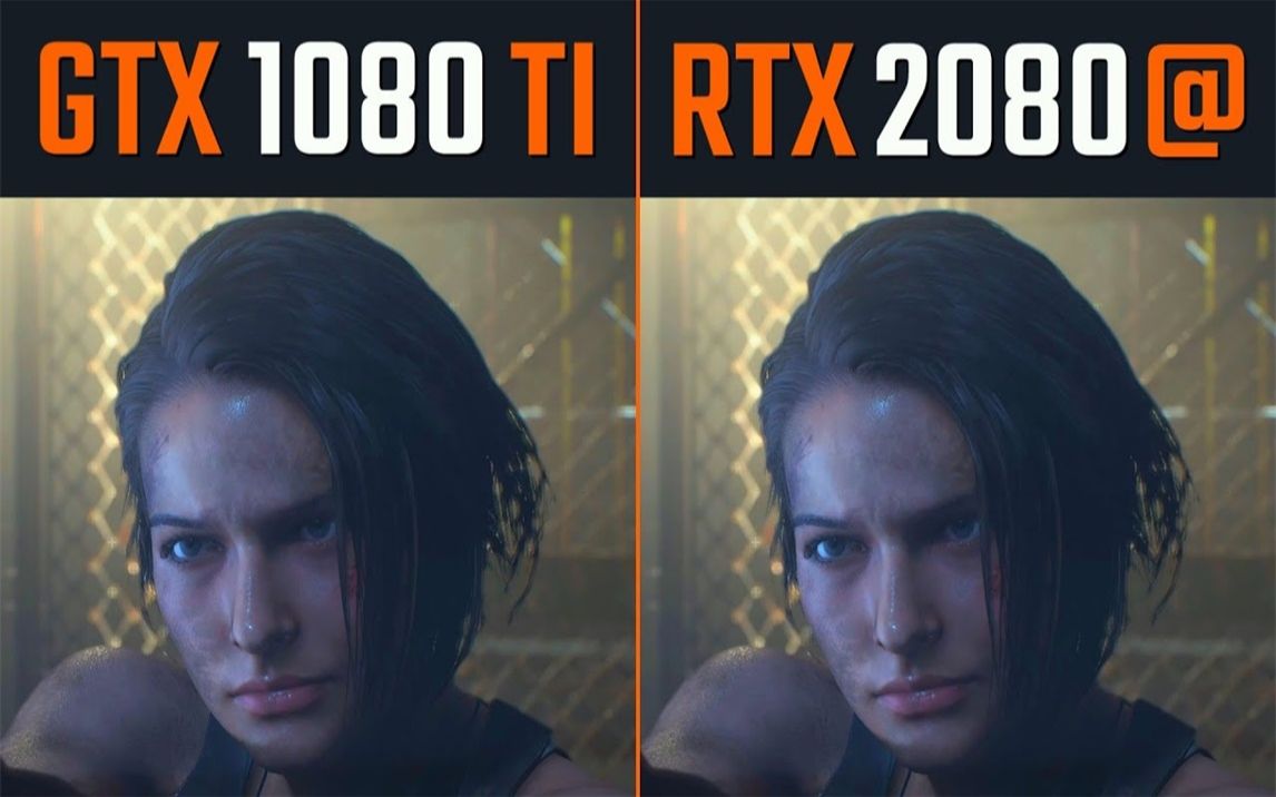 [图]《生化危机3：重制版》Demo试玩版 RTX 2080 vs GTX 1080Ti 显卡游戏性能测试对比（1440P分辨率，i7-9700K）60帧视频