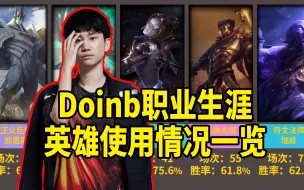 Download Video: Doinb职业生涯英雄使用情况一览，一位有着独特英雄池的中单选手