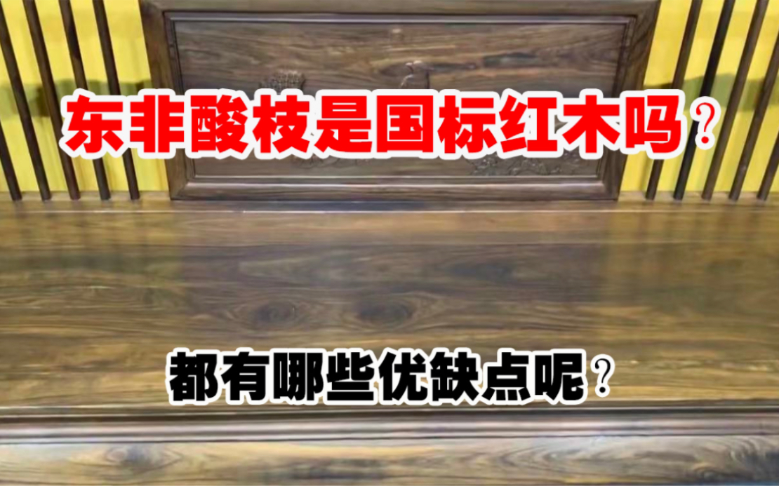 东非酸枝是国标红木吗?都有哪些优缺点?哪里产的东非酸枝更好?哔哩哔哩bilibili