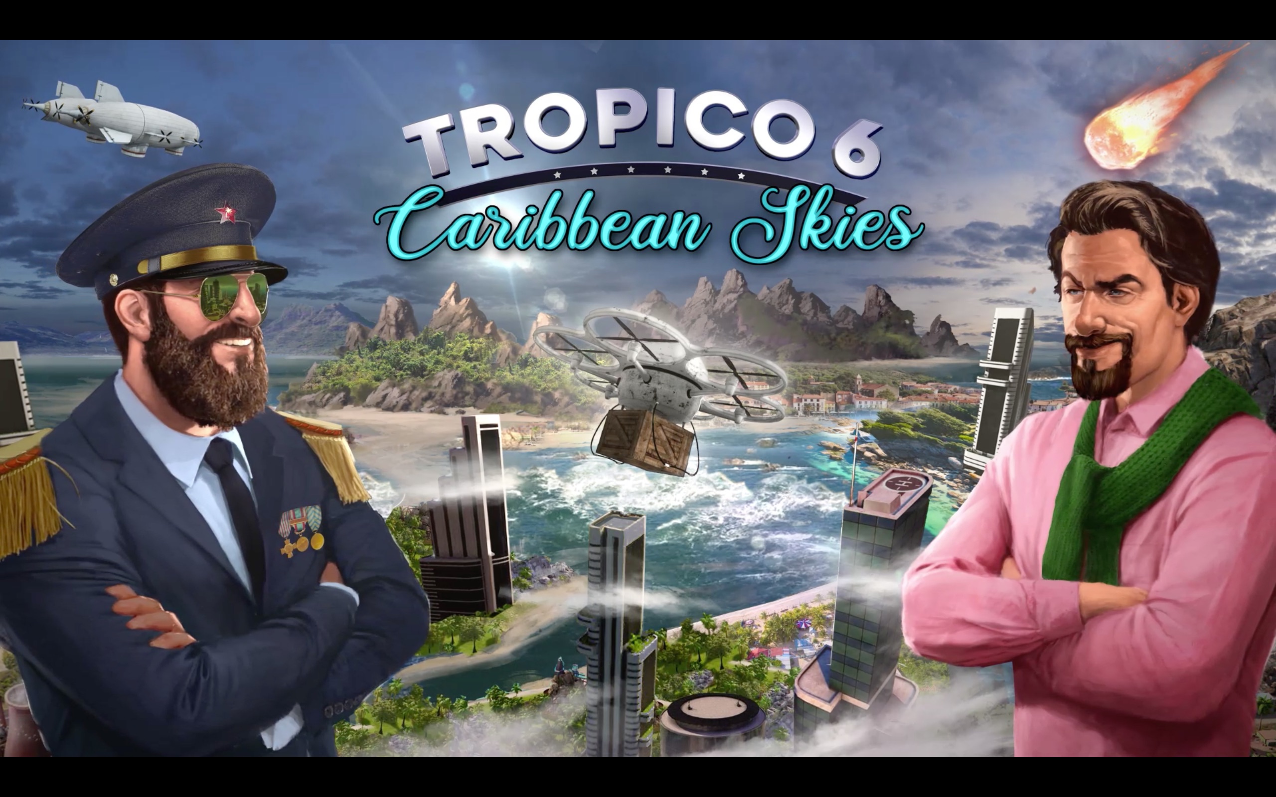 【中字】《海岛大亨6》(Tropico 6)新DLC「加勒比海的天空」(Caribbean Skies)现已推出!哔哩哔哩bilibili