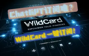 Download Video: FOMEPay跑路，没有信用卡订阅ChatGPT？WildCard了解一下