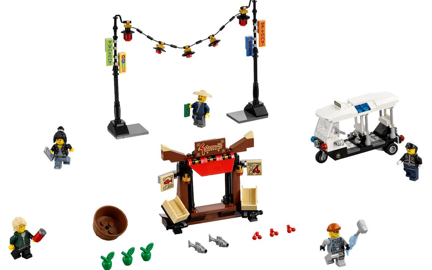 乐高lego70607幻影忍者幻影忍者城市追逐战拼搭搬砖视频