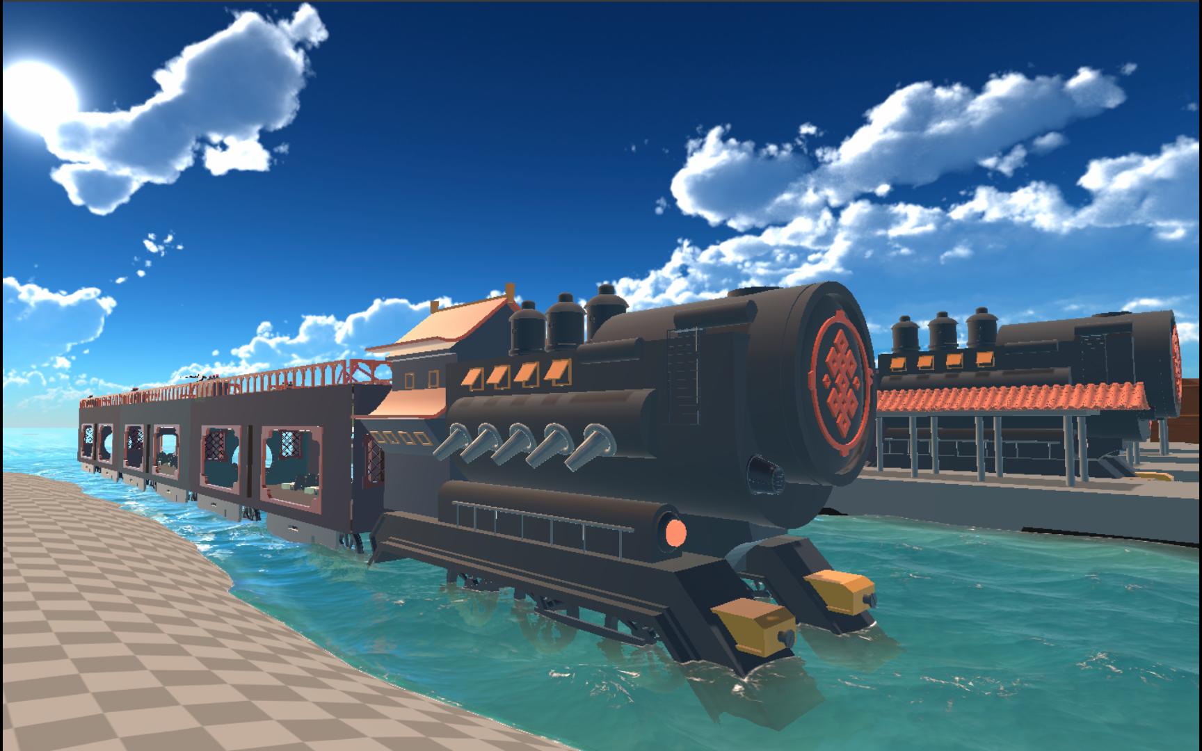 自制3d版dnf鲁夫特悬空海港,更新日志03