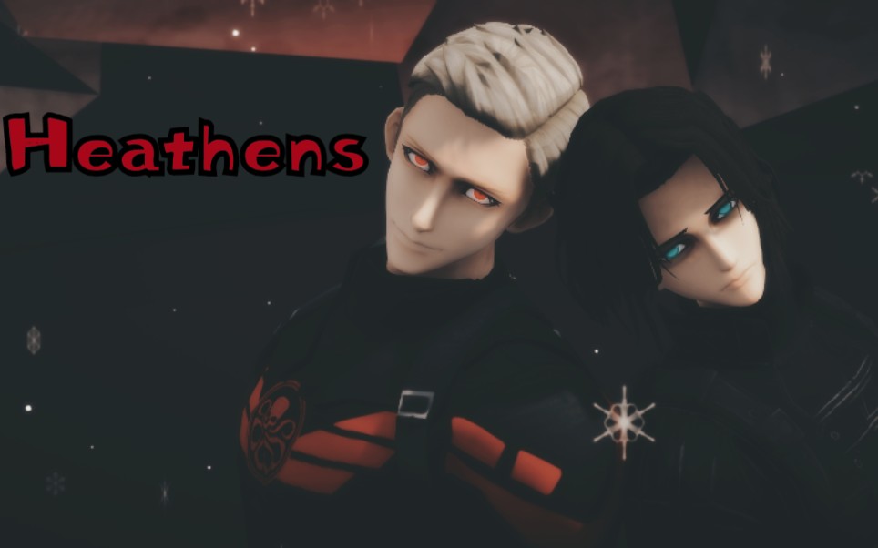 漫威mmd蛇队与冬兵亲自拍摄九头蛇宣传片heathens盾冬双冬兵