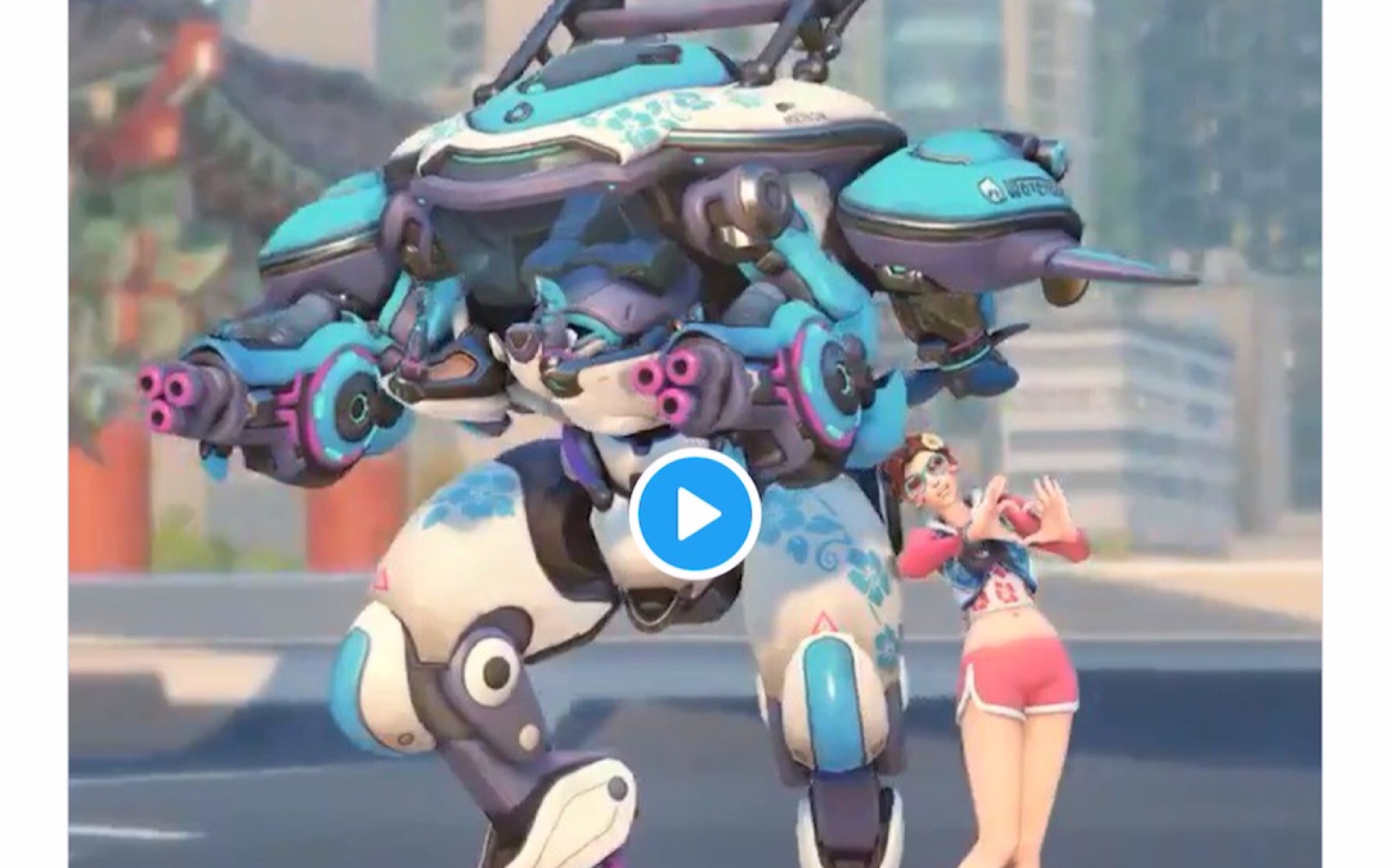 守望先锋2018夏季运动会皮肤预热-dva_哔哩哔哩 (゜-゜)つロ 干杯