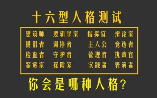 人格测试 哔哩哔哩 Bilibili