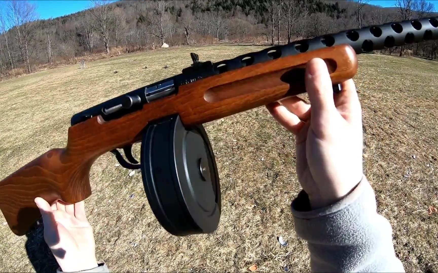 pps50式冲锋枪第一人称视角试射