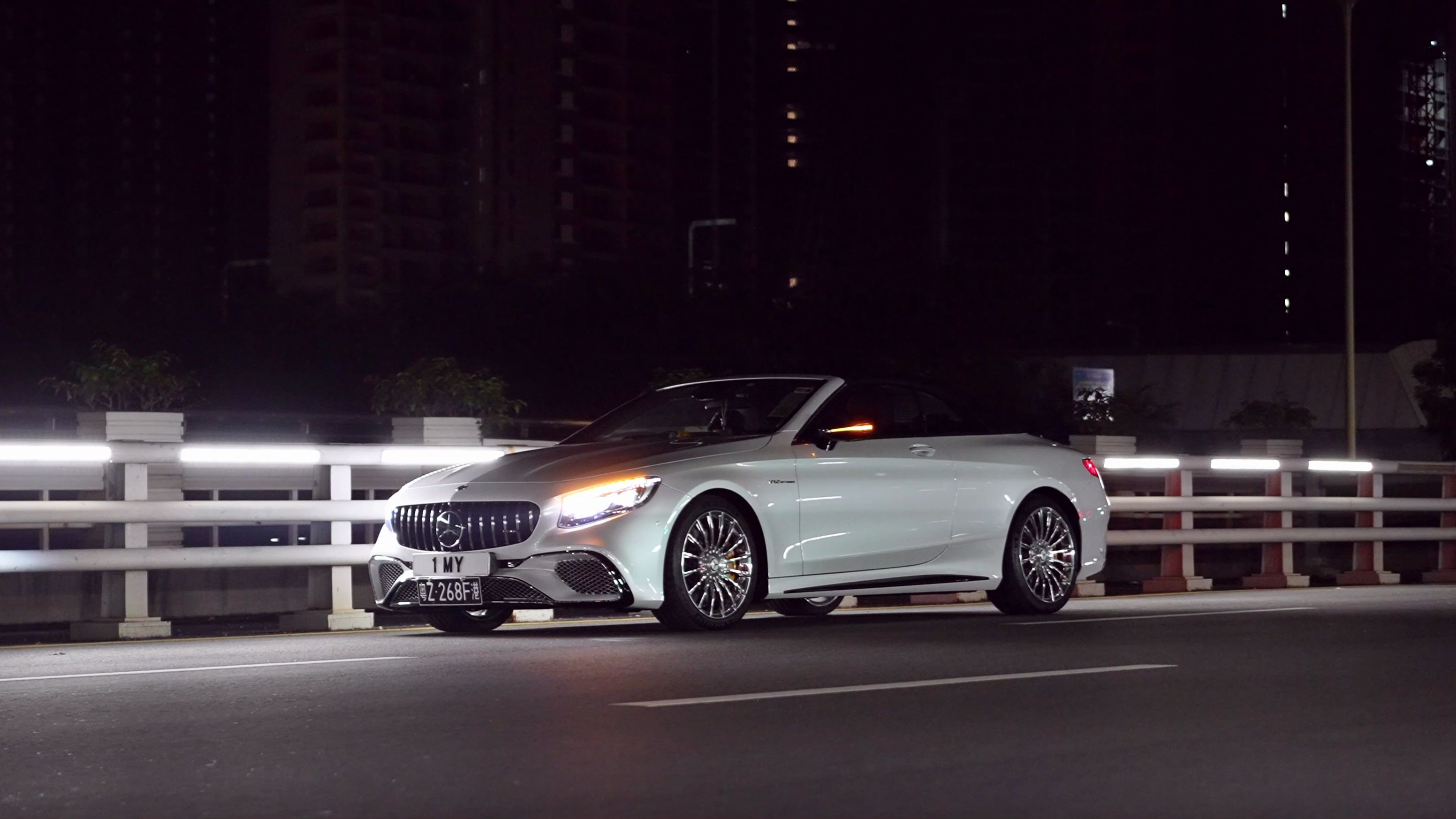 4k【prostr11t】mercedes benz s65 coupe amg run in the shenzhen