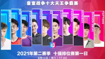 2021十大天王争霸赛 8月十强排位赛 Day1 A组