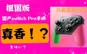 Video herunterladen: 祖国版switch pro手柄是否真香？？？