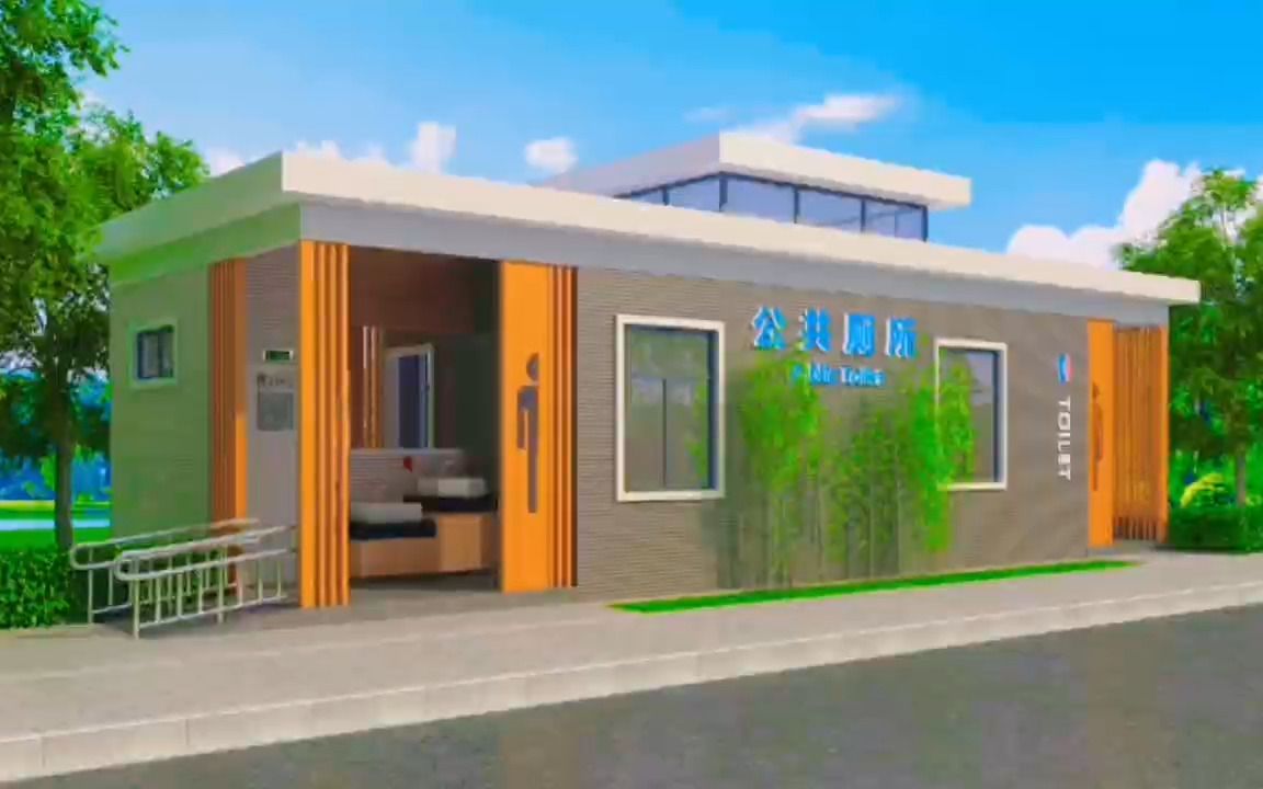 雨施捷装配式环保高压汽水冲公厕