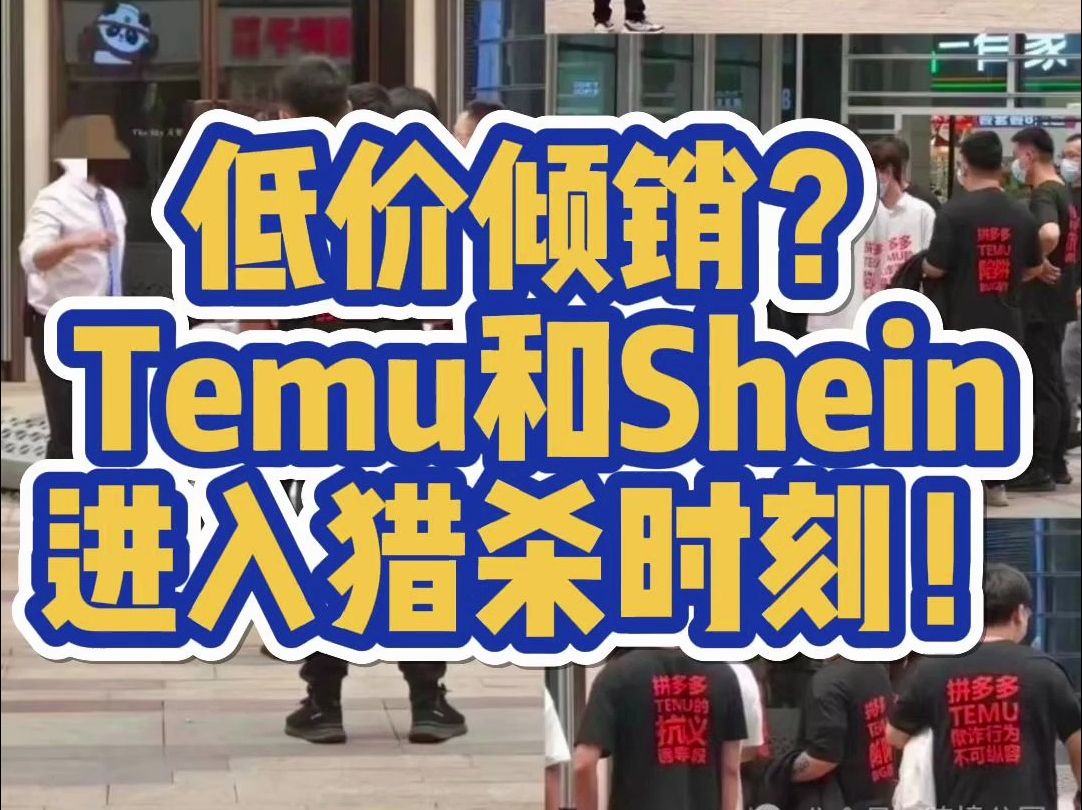 低价倾销?Temu和Shein进入猎杀时刻!哔哩哔哩bilibili