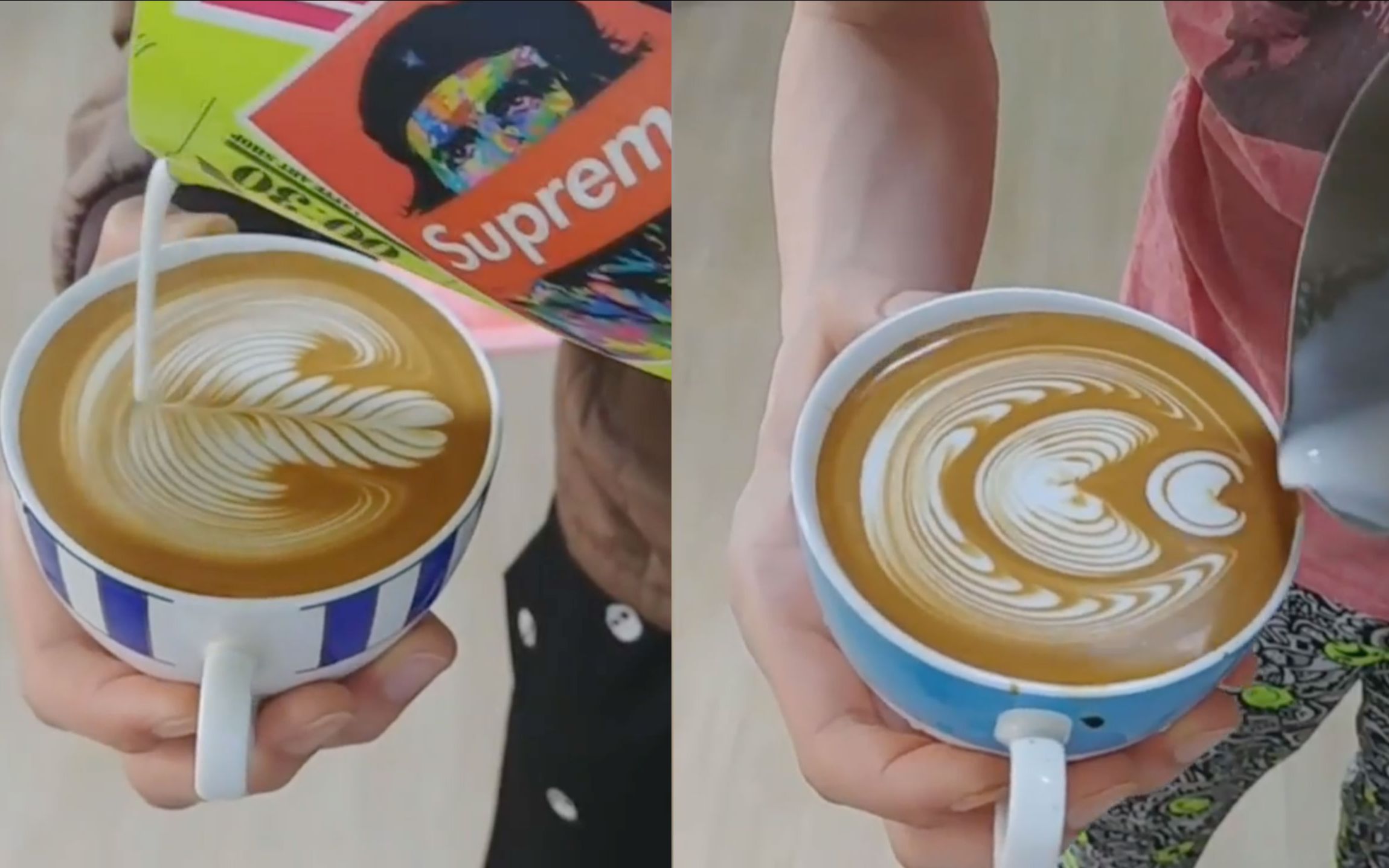 咖啡师拉花视频欣赏,很多人因拉花迷上咖啡,从此乐此不疲