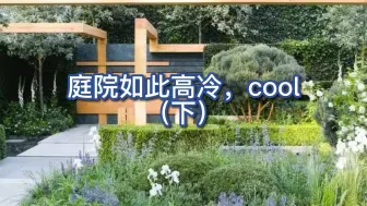 下载视频: 庭院如此高冷，cool（下）