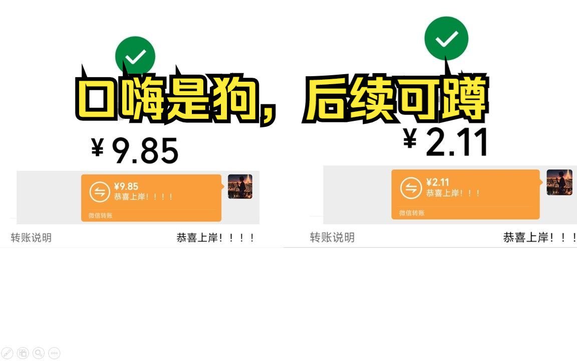 恭喜20级朋友上岸呀!拿出我1186天up主80%创作激励(1000元),送给每一位已上岸、还没上岸的粉丝朋友!(保证公平,但公平不是平均)哔哩哔哩...