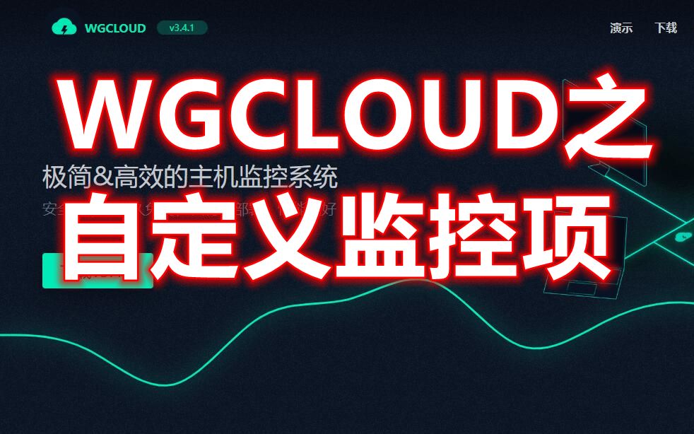 主机自定义监控项说明  WGCLOUD哔哩哔哩bilibili