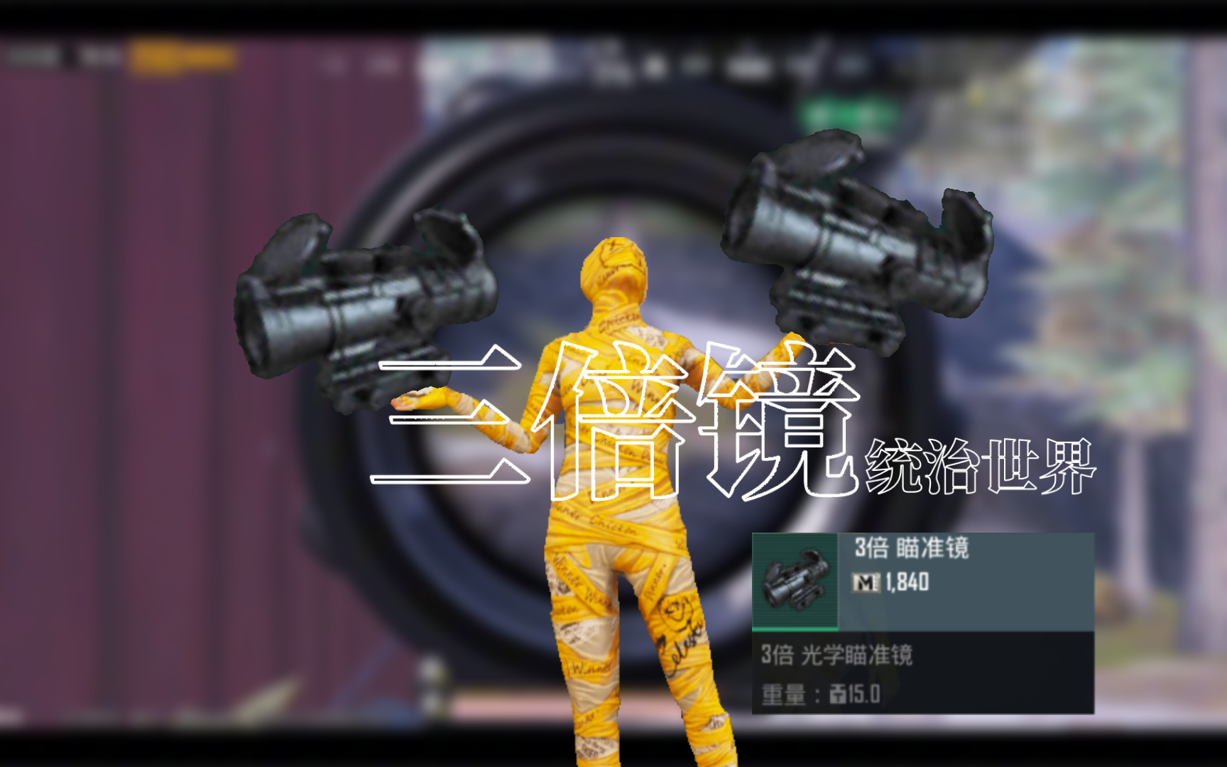 [地铁逃生]你对三倍镜一无所知