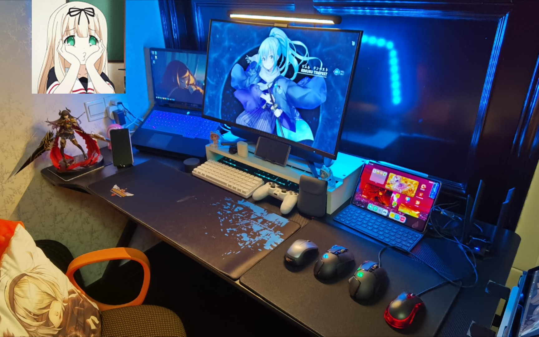 桌面|房间|宅男|当高一生向老妈要了一间房改造会变成什么样_哔哩