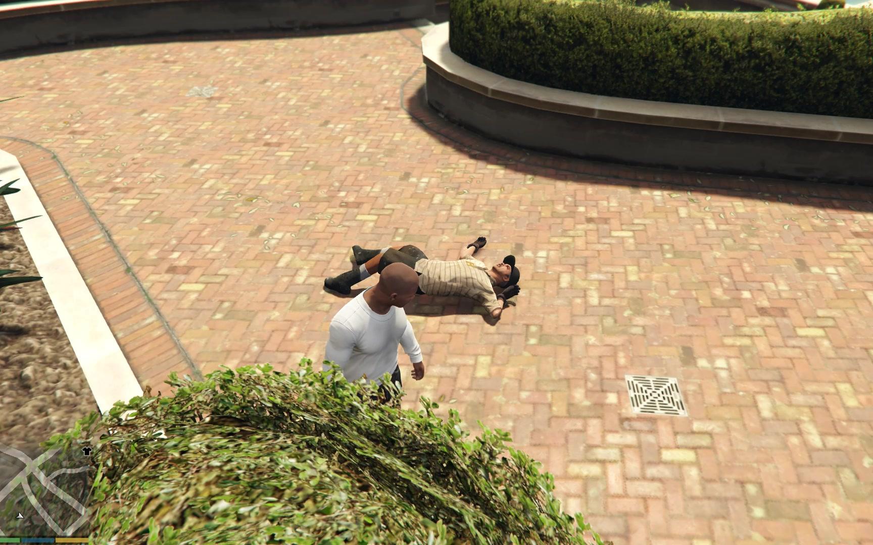 gta5:老麦家的园丁手掌居然可以流水?