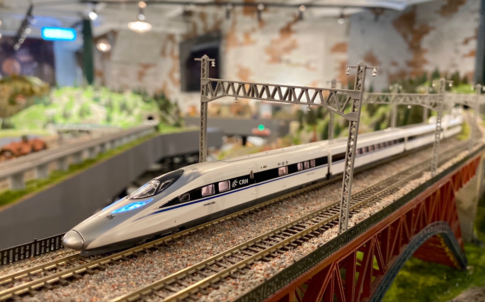 crh380a专题篇望德微城火车模型主题馆kunter1160和谐号n比例车型加装