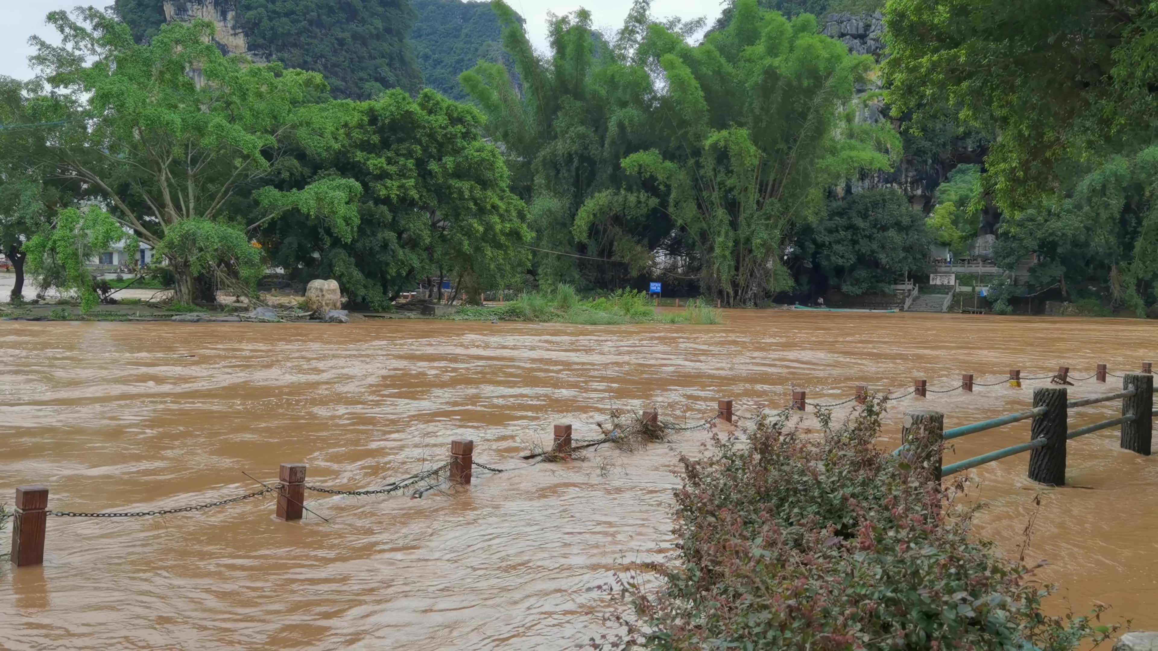桂林的洪水