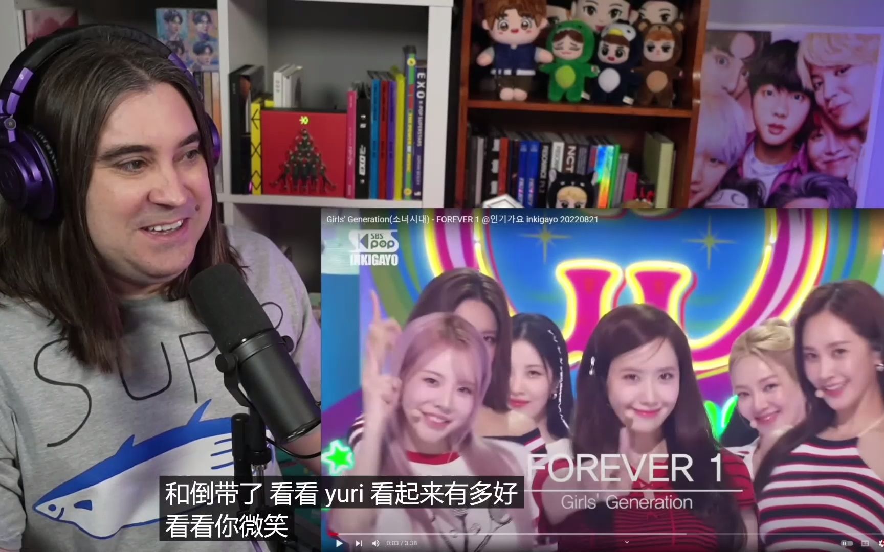 [图]【机翻中字】 Reacting to 少女时代末放、Forever 1 + Party 、泰妍INVU、孝渊DEEP at SMTOWN