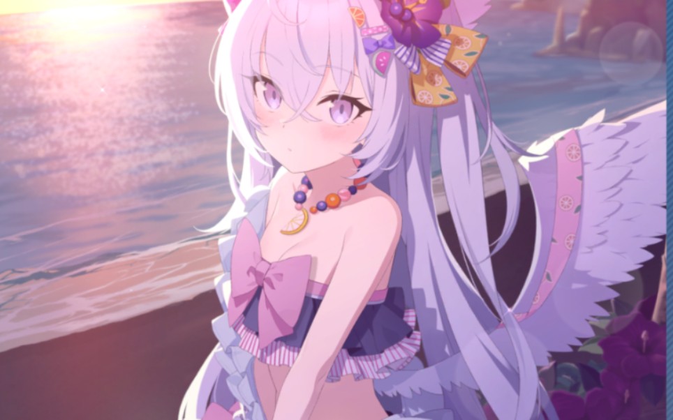 蔚蓝档案水梓(泳装梓)记忆大厅动态立绘展示