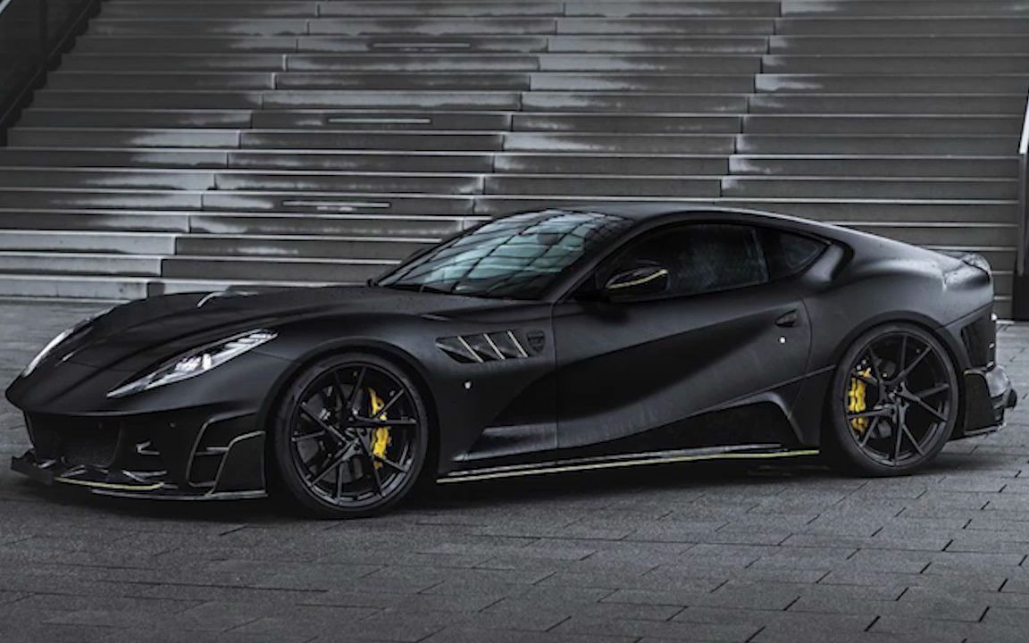 mansory法拉利812性能猛兽,花碳加持,开他出门上街一定很炸吧