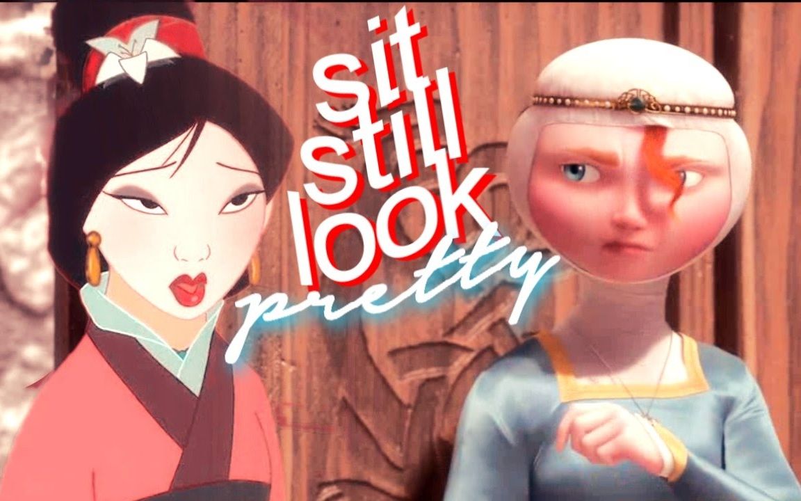 [图][搬运/MEP] [迪士尼 | Disney 公主混剪] sit still, look pretty [non/disney heroines]