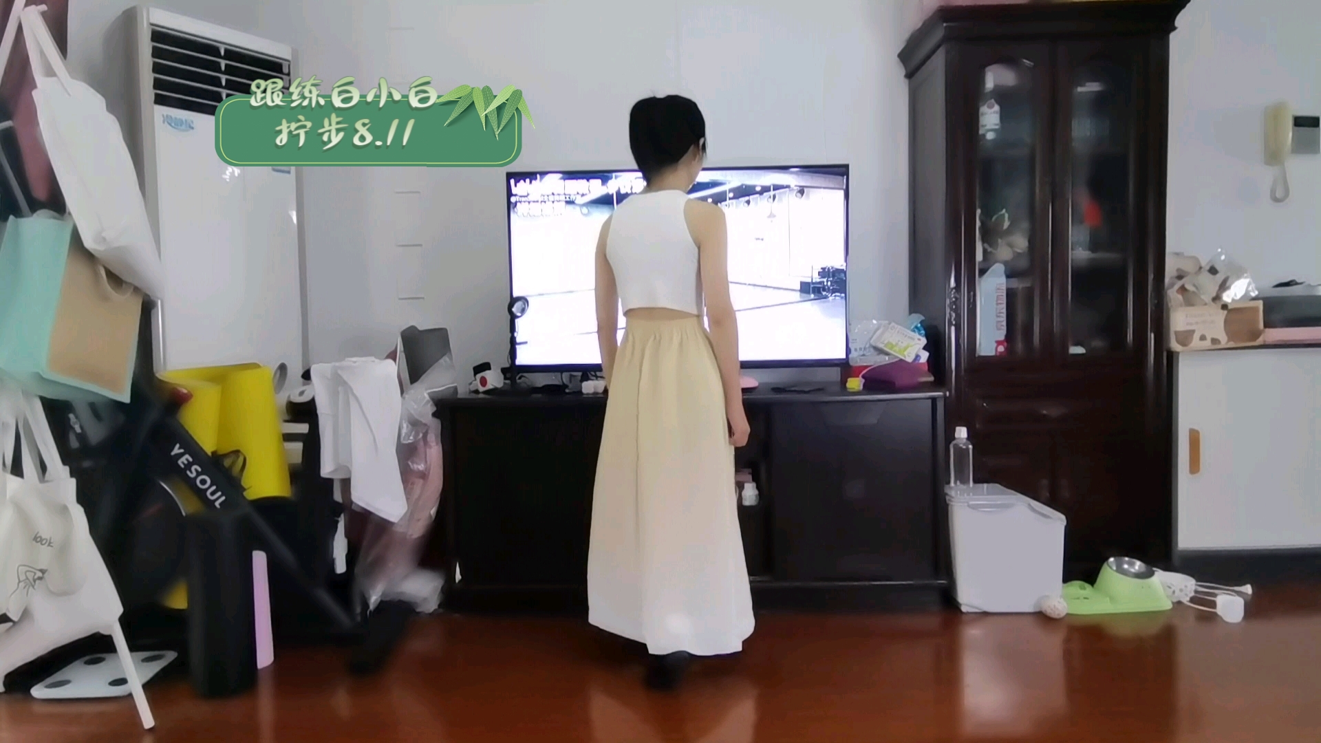 【白小白跟练】中国风爵士舞基本功-拧步8.11