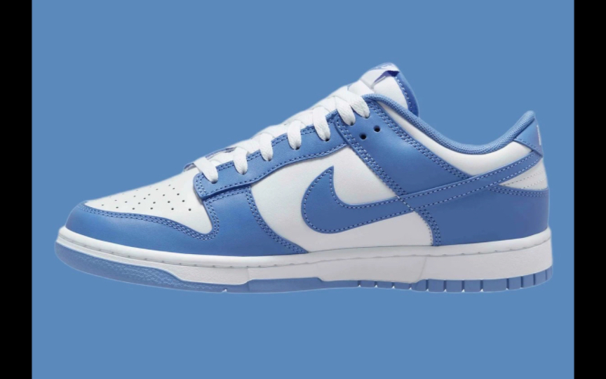 球鞋发售信息|nike这就卖不动了?dunk 北卡蓝配色预计将于年内发售!