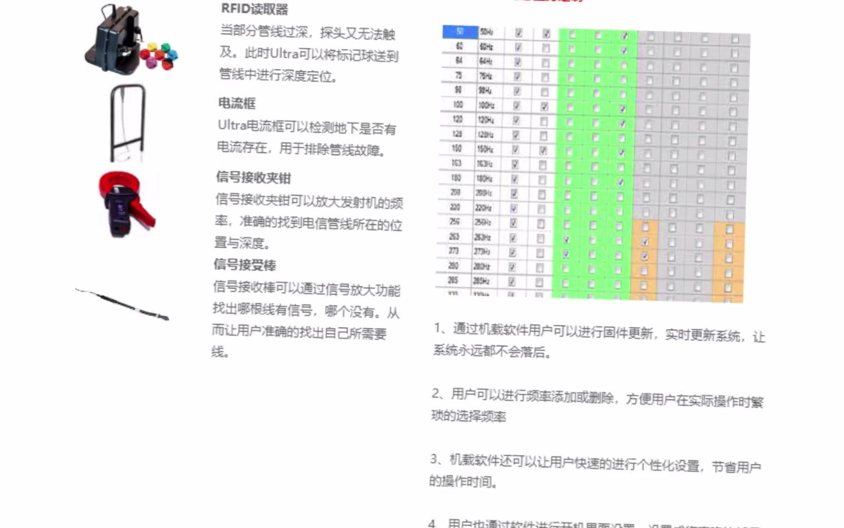 徕卡Ultra管线探测仪拥有12W的大功率发射机,激发附近的所有管线信号,帮助用户更好的追踪管线.哔哩哔哩bilibili