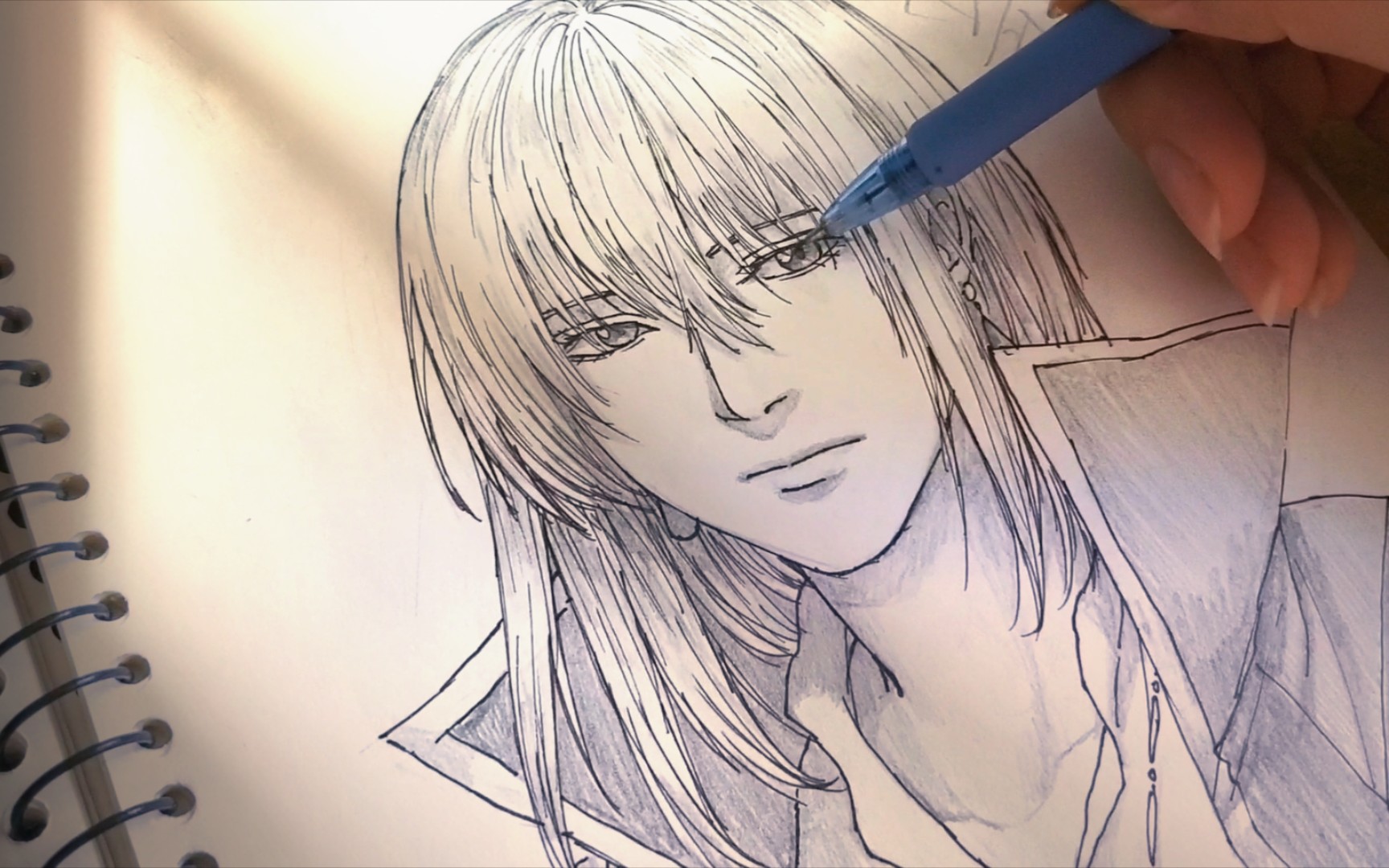 【铅笔手绘】昨晚直播画的哈尔