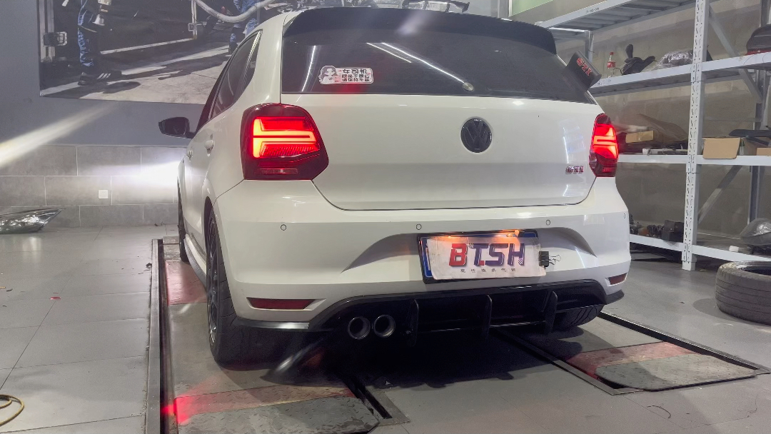 btsh大众pologti改装排气管 pologti排气管改装 小钢
