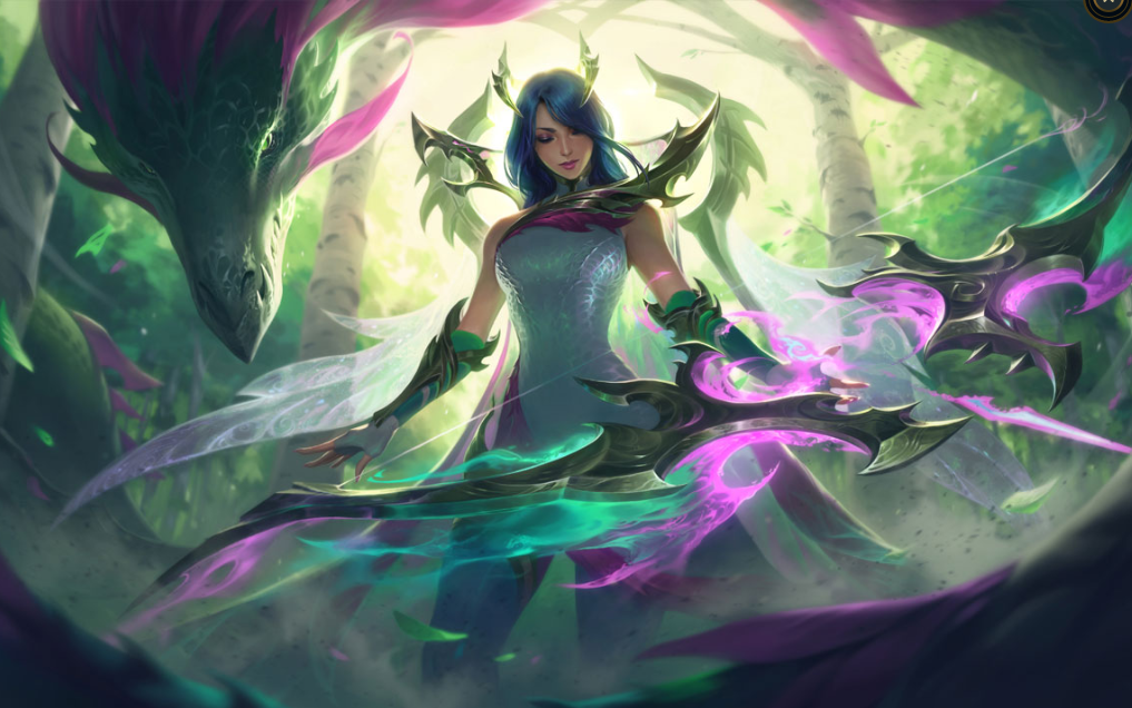 英雄联盟神龙尊者皮肤展示寒冰射手艾希五款皮肤看简介