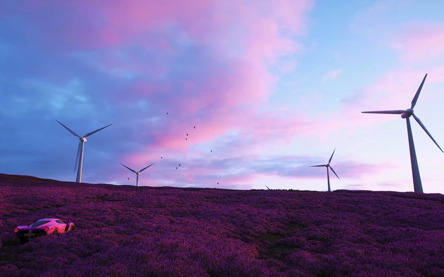 地平线4风车花海