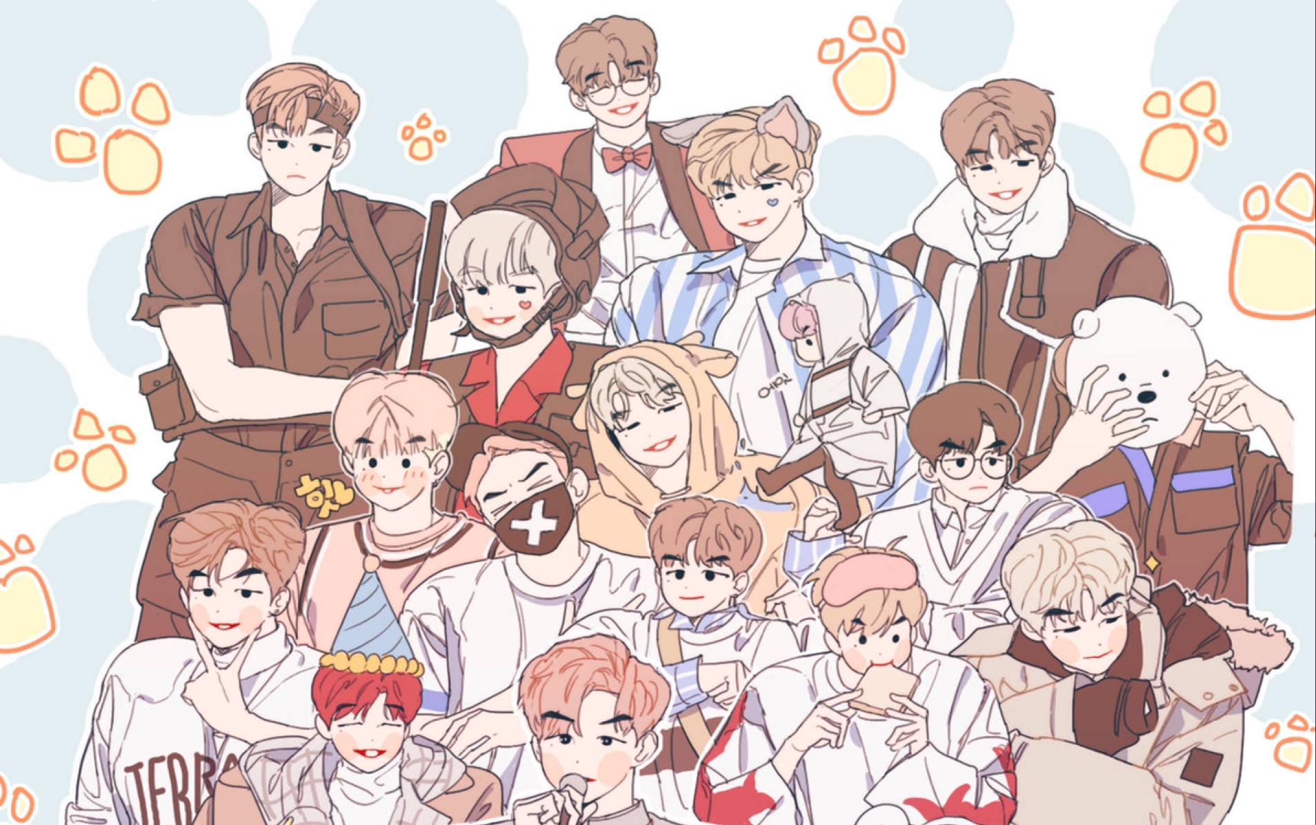 【wannaone】一秒换装之ipu!一时洗碗一时爽,一直洗碗一直爽!