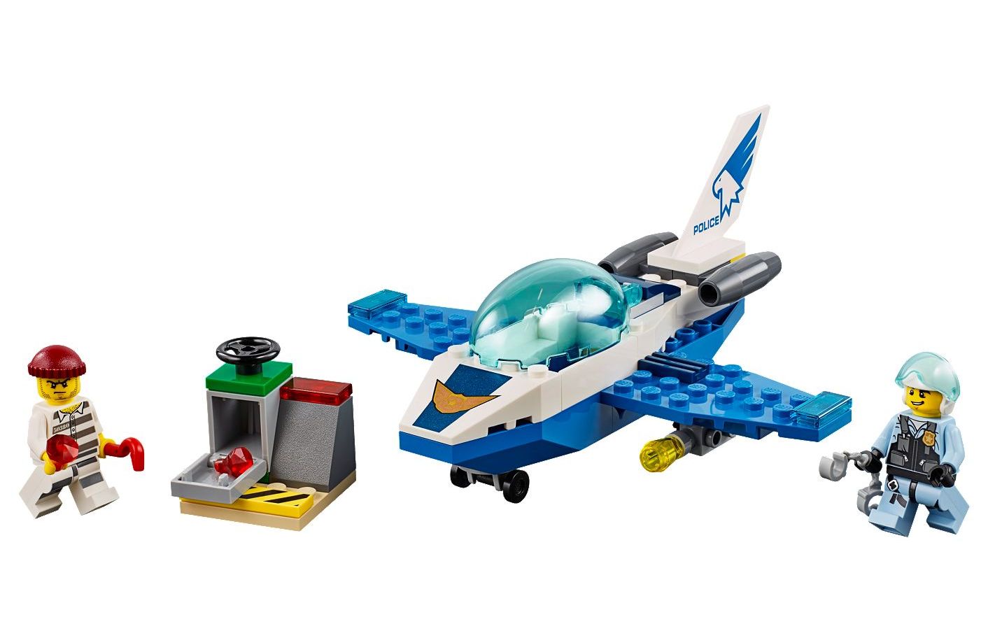 乐高 lego 60206 城市系列 空中特警喷气机巡逻 2019速拼评测