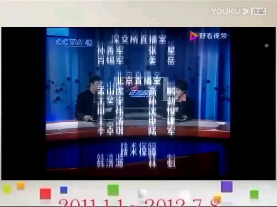 [图]央视财经新闻（俄语版）历年开头与片尾蓝地球图版权页