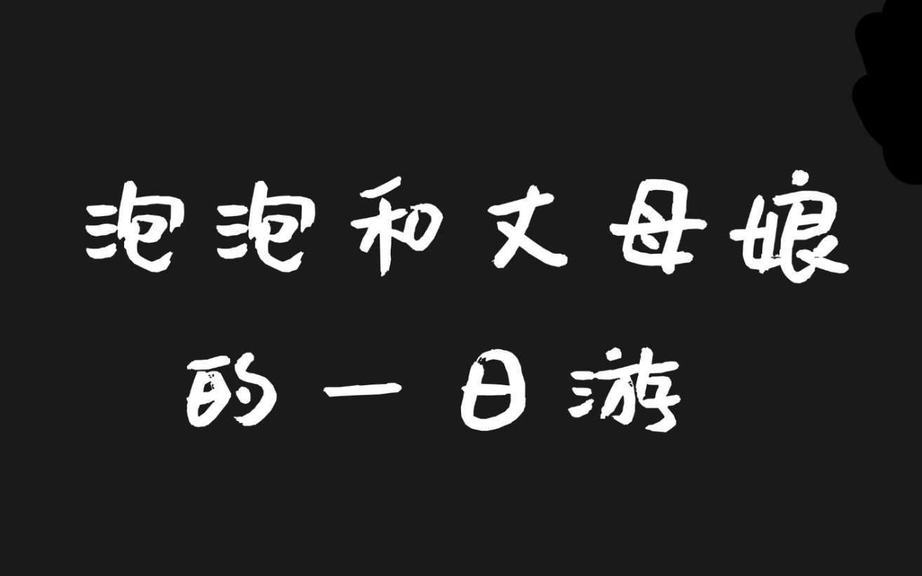 <医生夫夫>泡泡和丈母娘的一日游‖果妈疯狂夸泡泡?哔哩哔哩bilibili