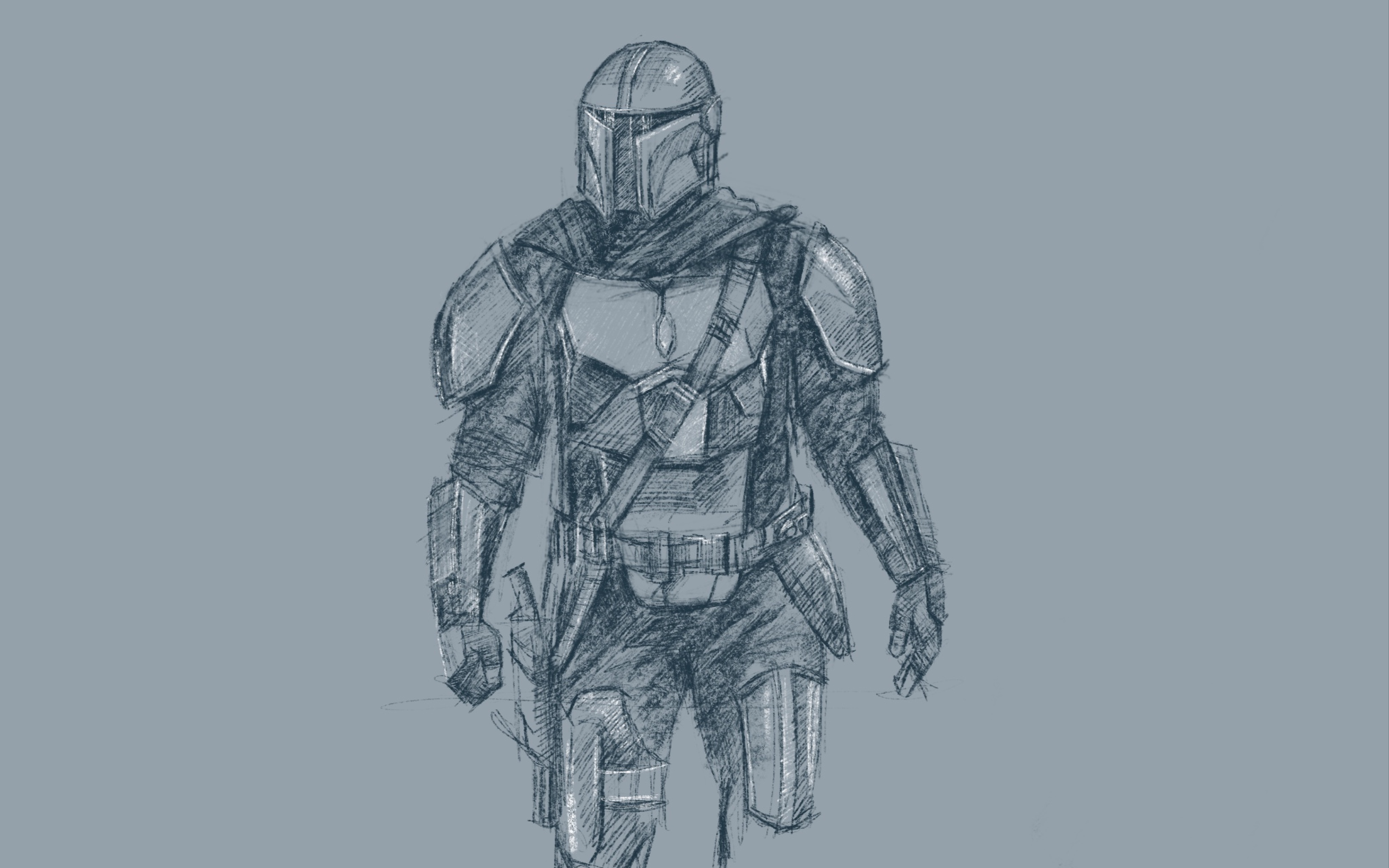 曼达洛人(procreate)